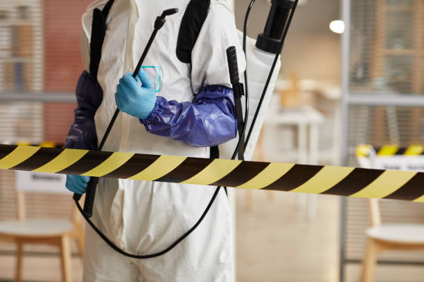 Professional Biohazard Cleanup technician working in Johnstown, CO